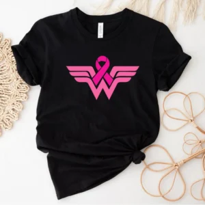 Superhero Breast Cancer Awareness T-shirt.