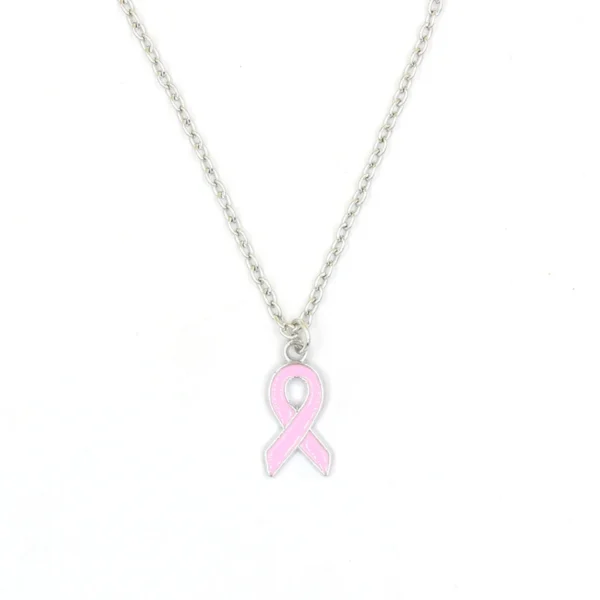 A Simple Pendant Necklace on a white background.